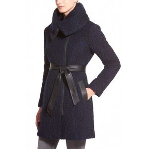 Cole Haan Signature Wool Boucle Coat